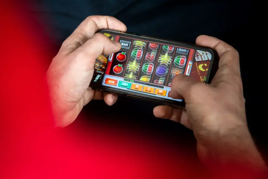 Interfaccia utente dell'app casino zer