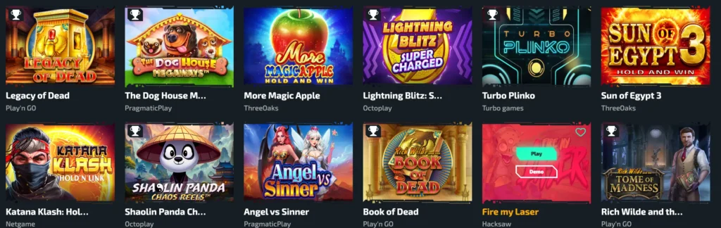le slot machine più popolari su Casinozer