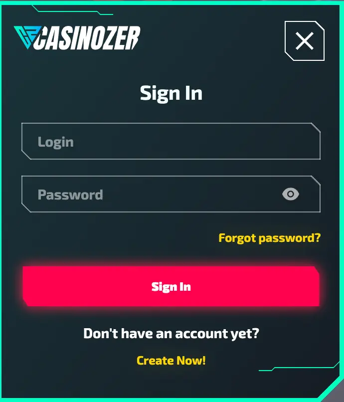 Accesso dei membri del casino Zer